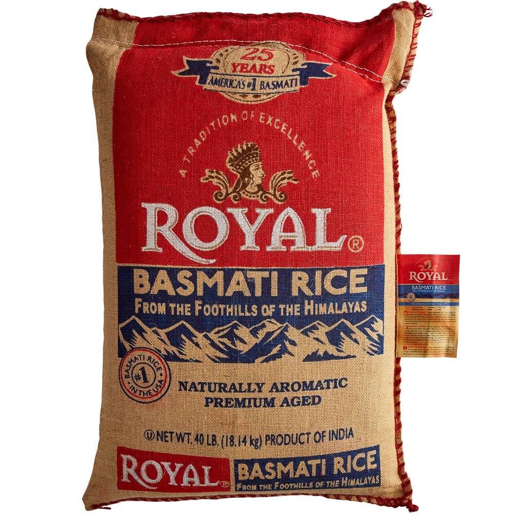 Royal Basmati Rice 40 lb.