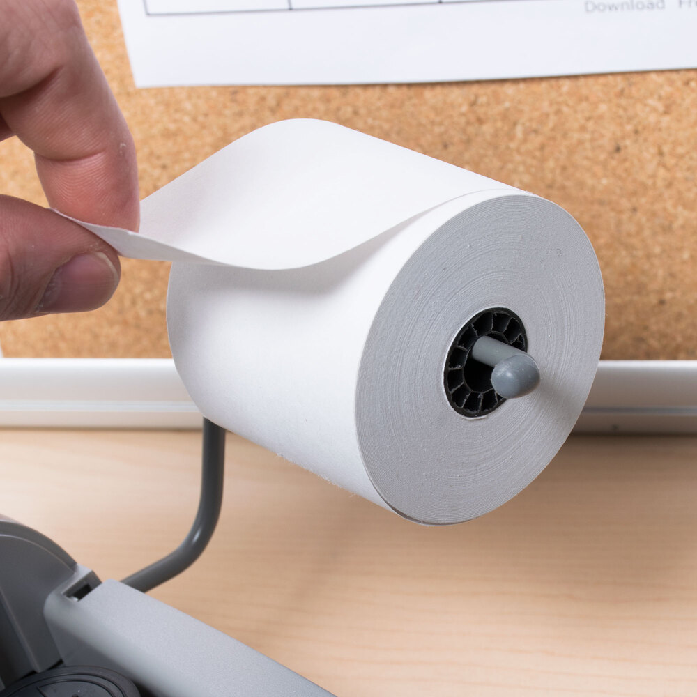 Universal Office UNV35705RL 2 1/4" x 128' White 1Ply Adding Machine