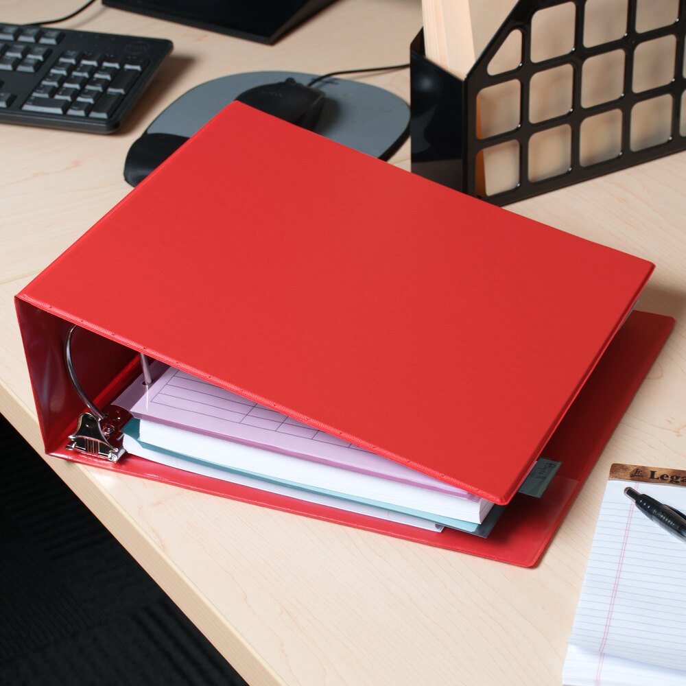 Universal UNV20708 Red Non-View Binder with 4