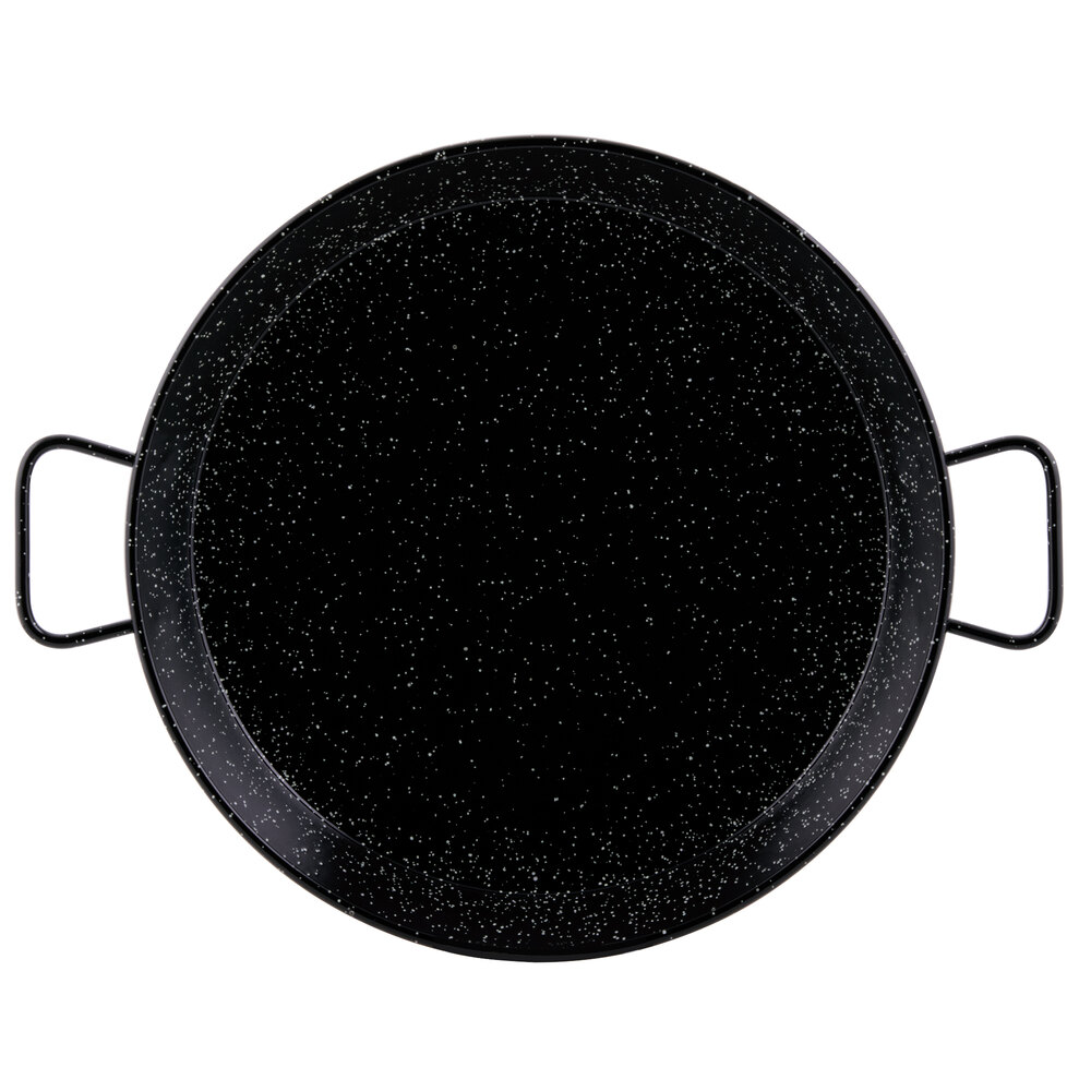 14 1/8" Enameled Carbon Steel Paella Pan