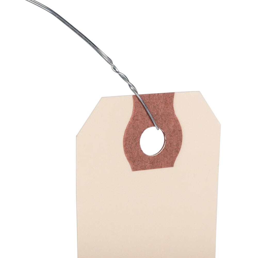 Avery 12601 2 3/4" x 1 3/8" Manila "G" Wired Shipping Tag 1000/Box