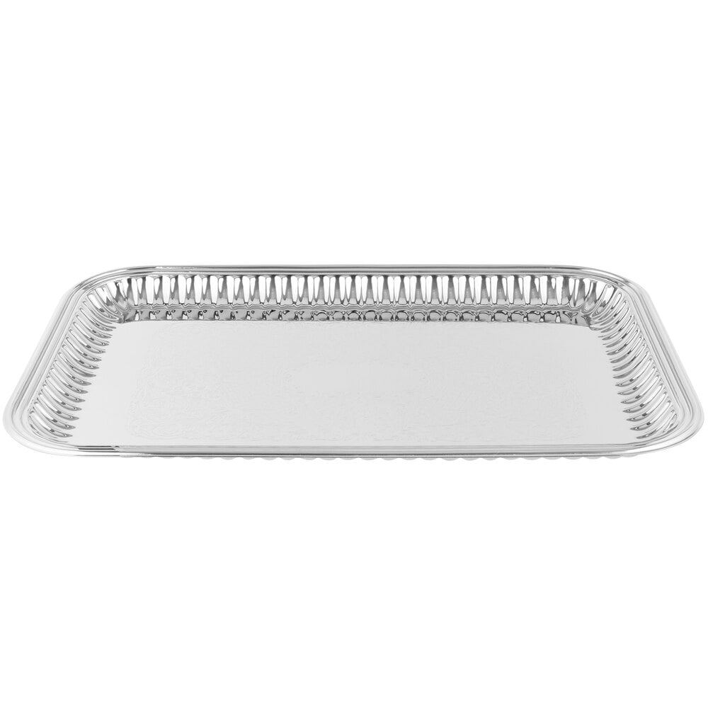 Vollrath Esquire X Rectangular Fluted Stainless - Stainless Steel Tray Main Picture Image Preview Image Preview vollrath esquire x rectangular fluted stainless - stainless steel tray main picture image preview image preview
