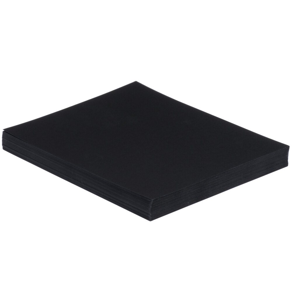 Neenah 2202401 Astrobrights 8 1/2" x 11" Eclipse Black 65 Smooth Color