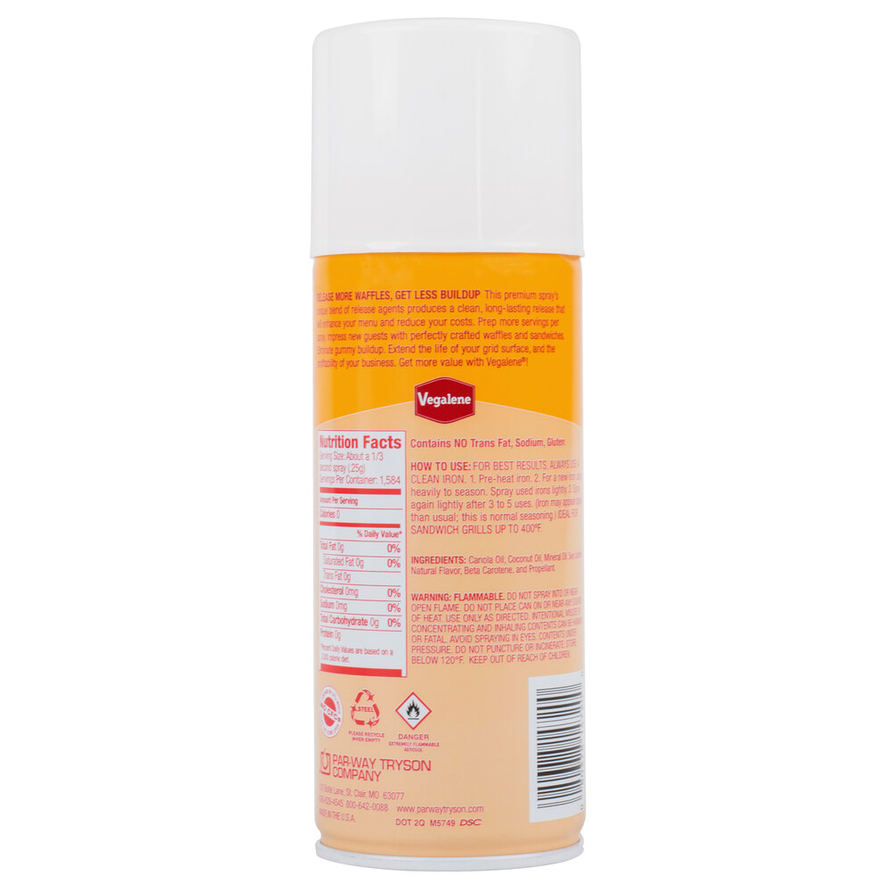 Vegalene 14 oz. WaffleOff Grid Iron Release Spray