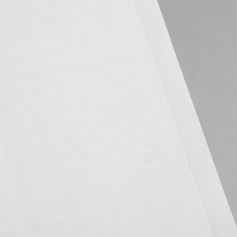 Avery 18667 Easy Peel 1/2" x 1 3/4" Clear Inkjet Printer Return Address Labels 800/Pack