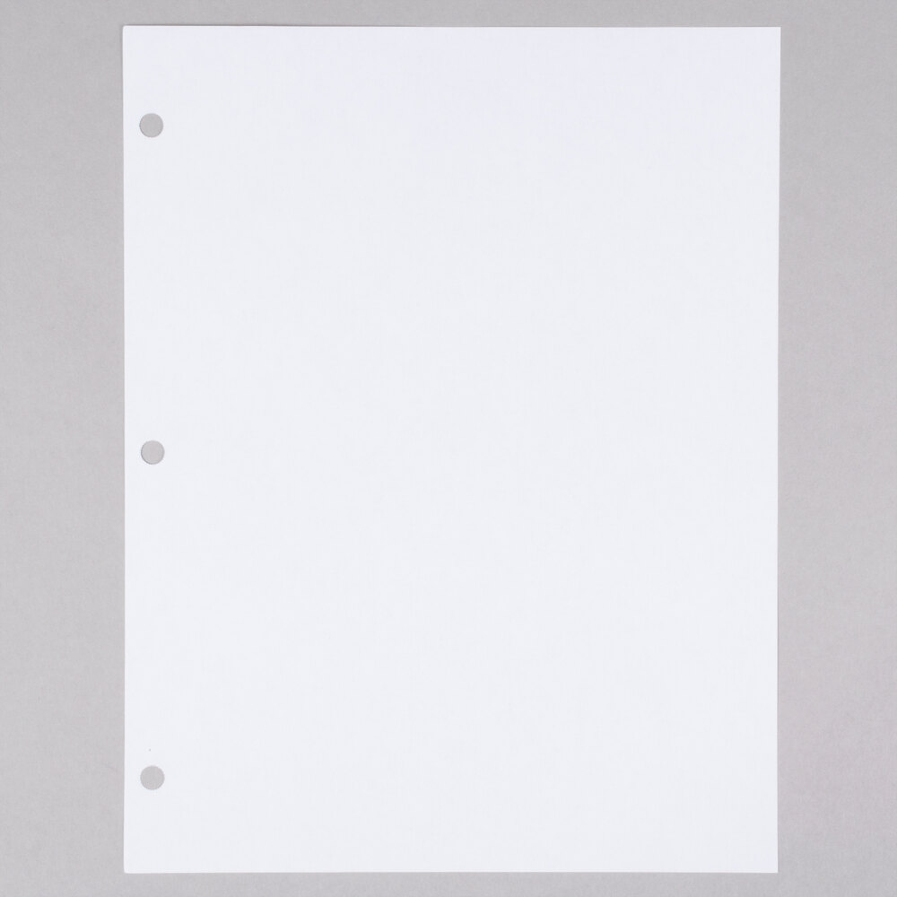 Hammermill 86702 Great White 8 1/2" x 11" White Ream of 3Hole Punched 20 Recycled Copy Paper