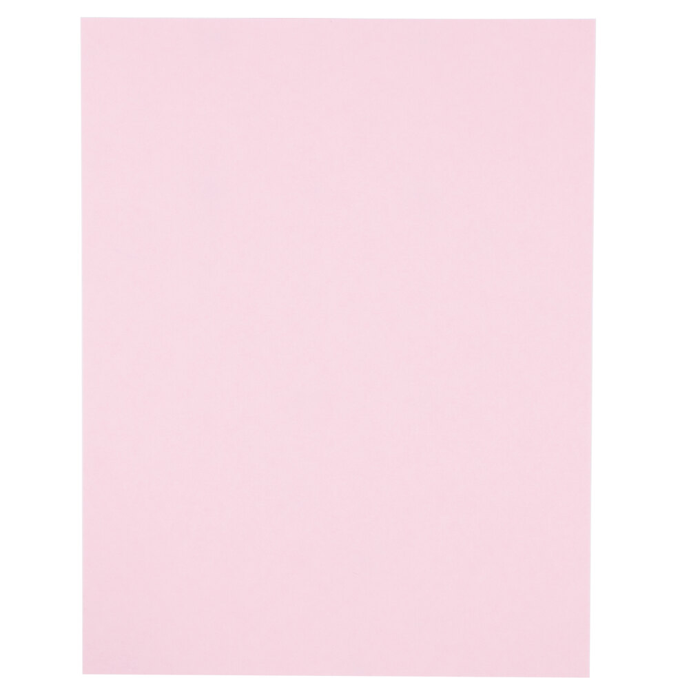 Universal Office UNV11204 8 1/2" x 11" Pink Ream of 20 Color Copy