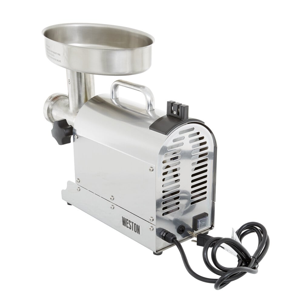Weston 100801W 8 Pro Series Electric Meat Grinder 120V 3/4 hp