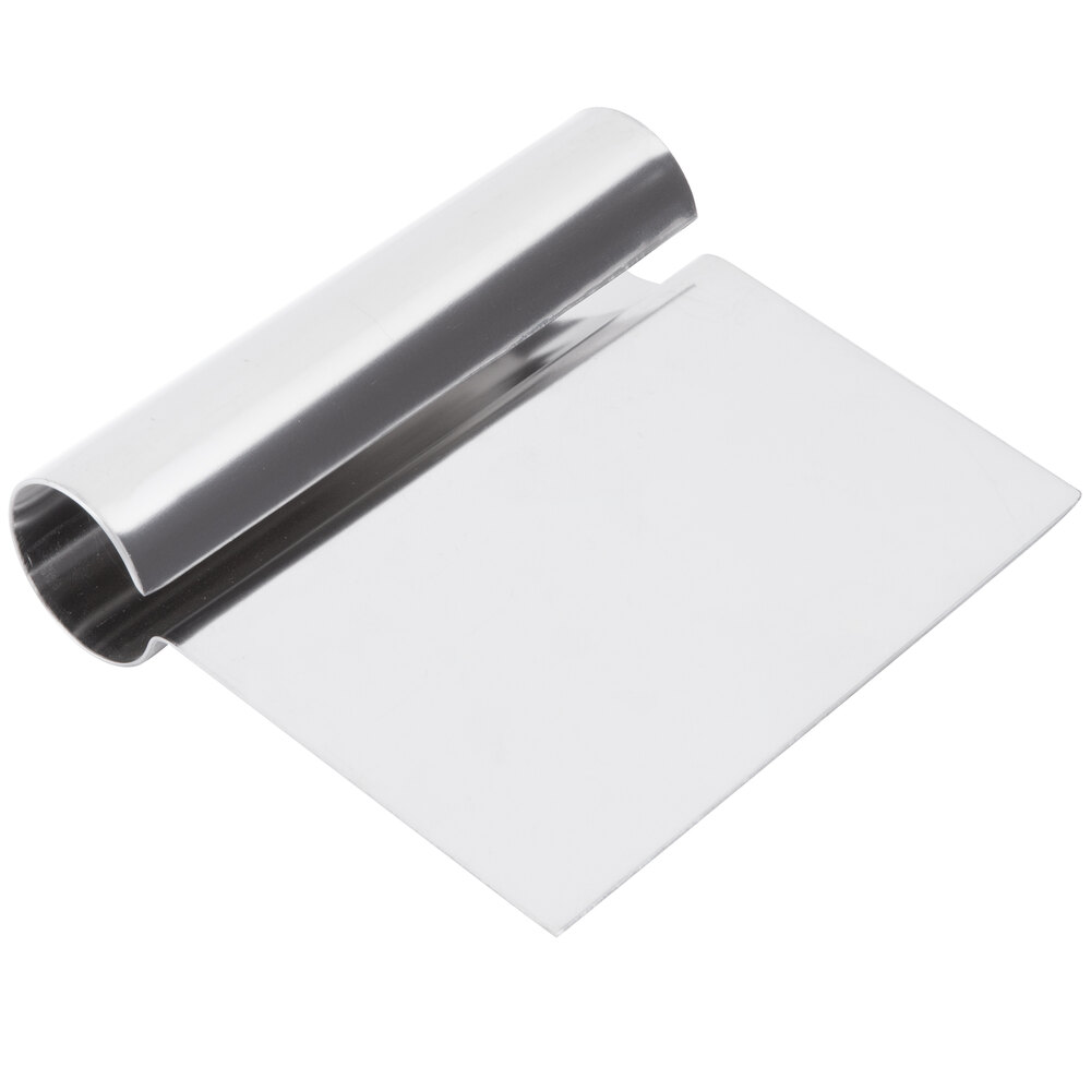 Bench Scraper 5 1/4" x 4 1/4" Stainless Steel Dough Scraper
