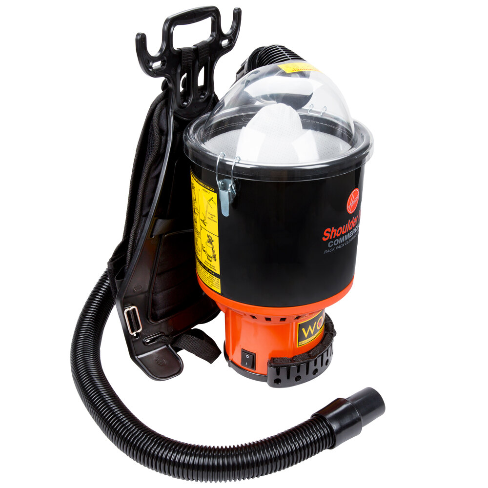 Hoover C2401 6.4 Qt. Commercial Backpack Vacuum Cleaner with 1 1/2&quot; Attachments