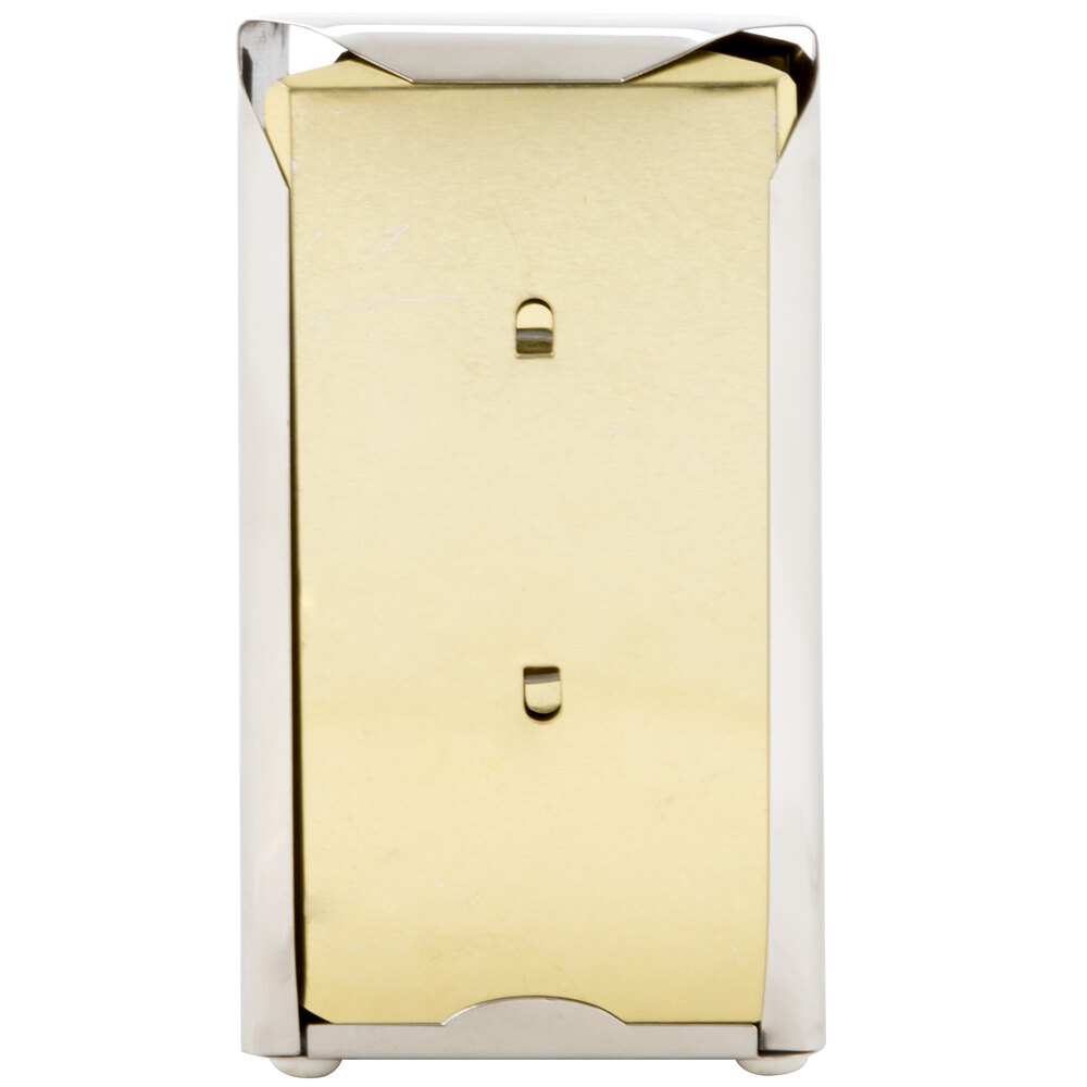 Vollrath 46798 One Sided Spring Loaded Tabletop Tallfold Napkin Holder