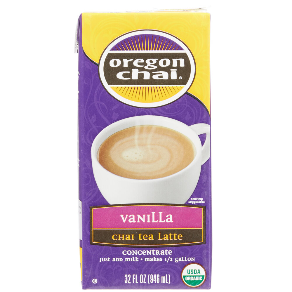 Vanilla Oregon Chai Tea Latte Concentrate - 32 oz.