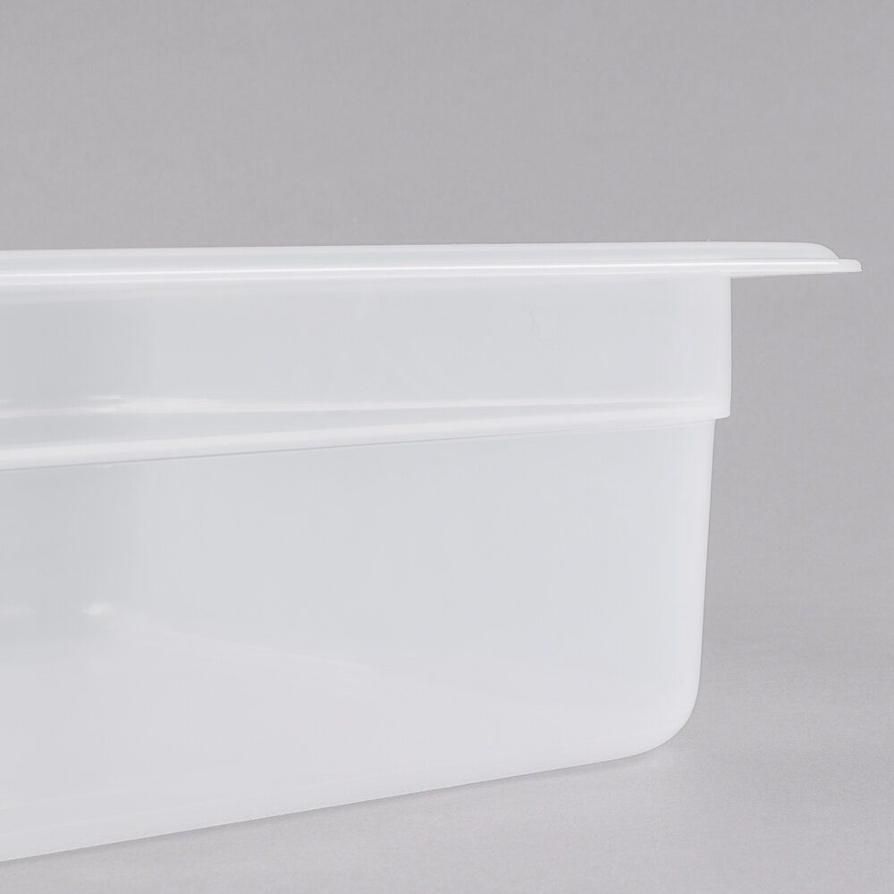 Cambro 14PP190 Full Size Translucent Food Pan - 4