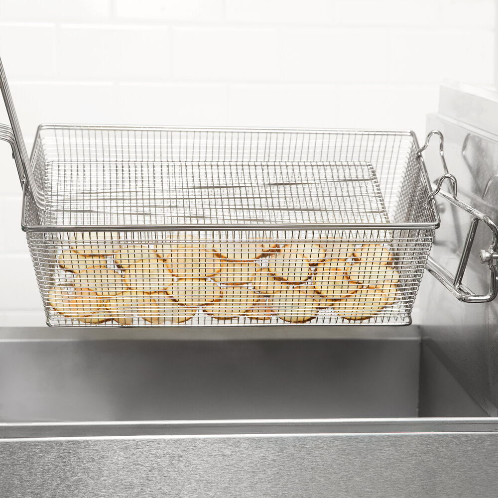 14 1/2" x 5 3/4" Fryer Basket Press