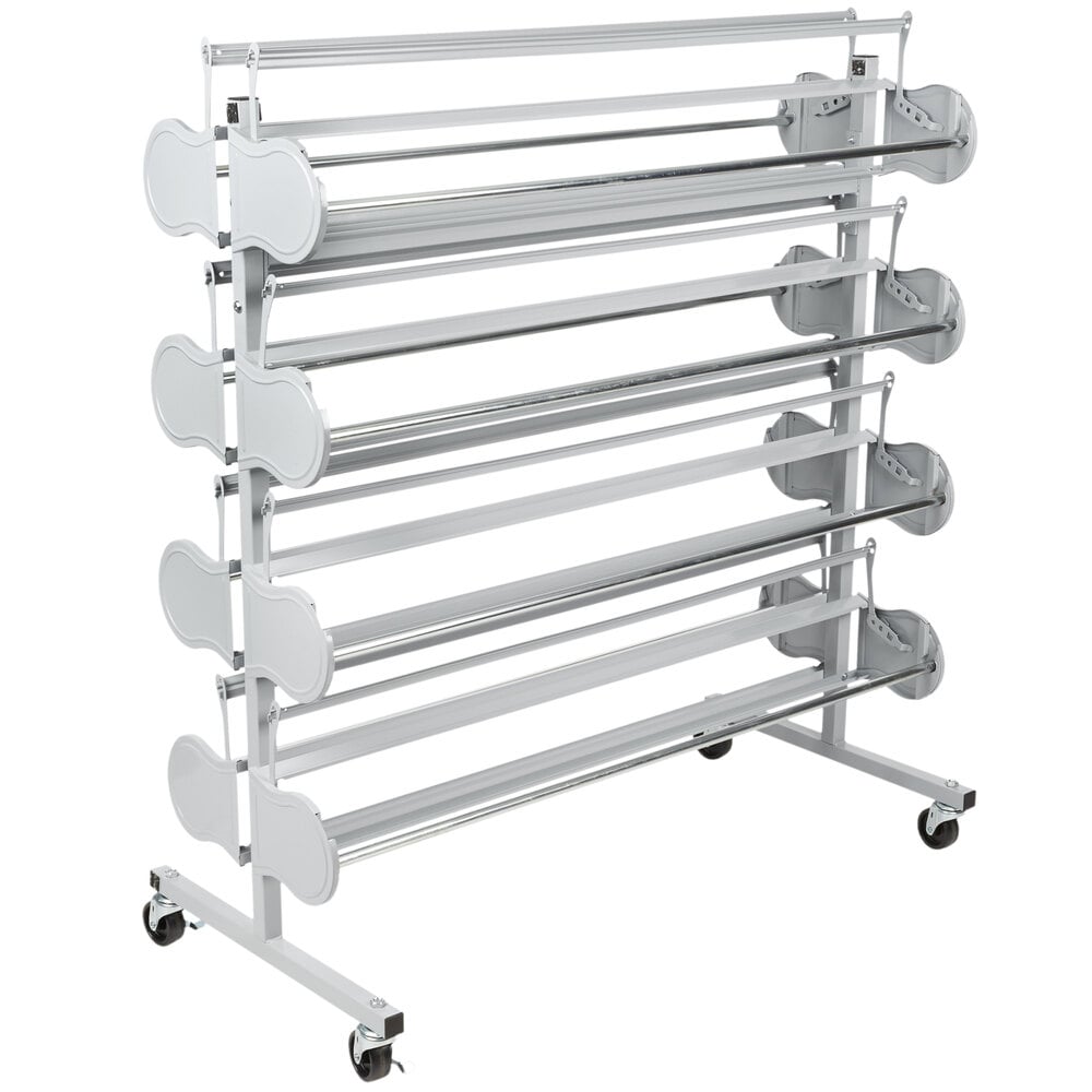 Bulman R398D48 48" Horizontal Tower 8 Roll Deluxe Paper Rack