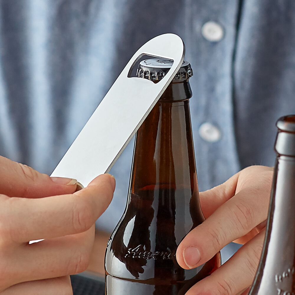 Stainless Steel Flat Bottle Opener staurantStore