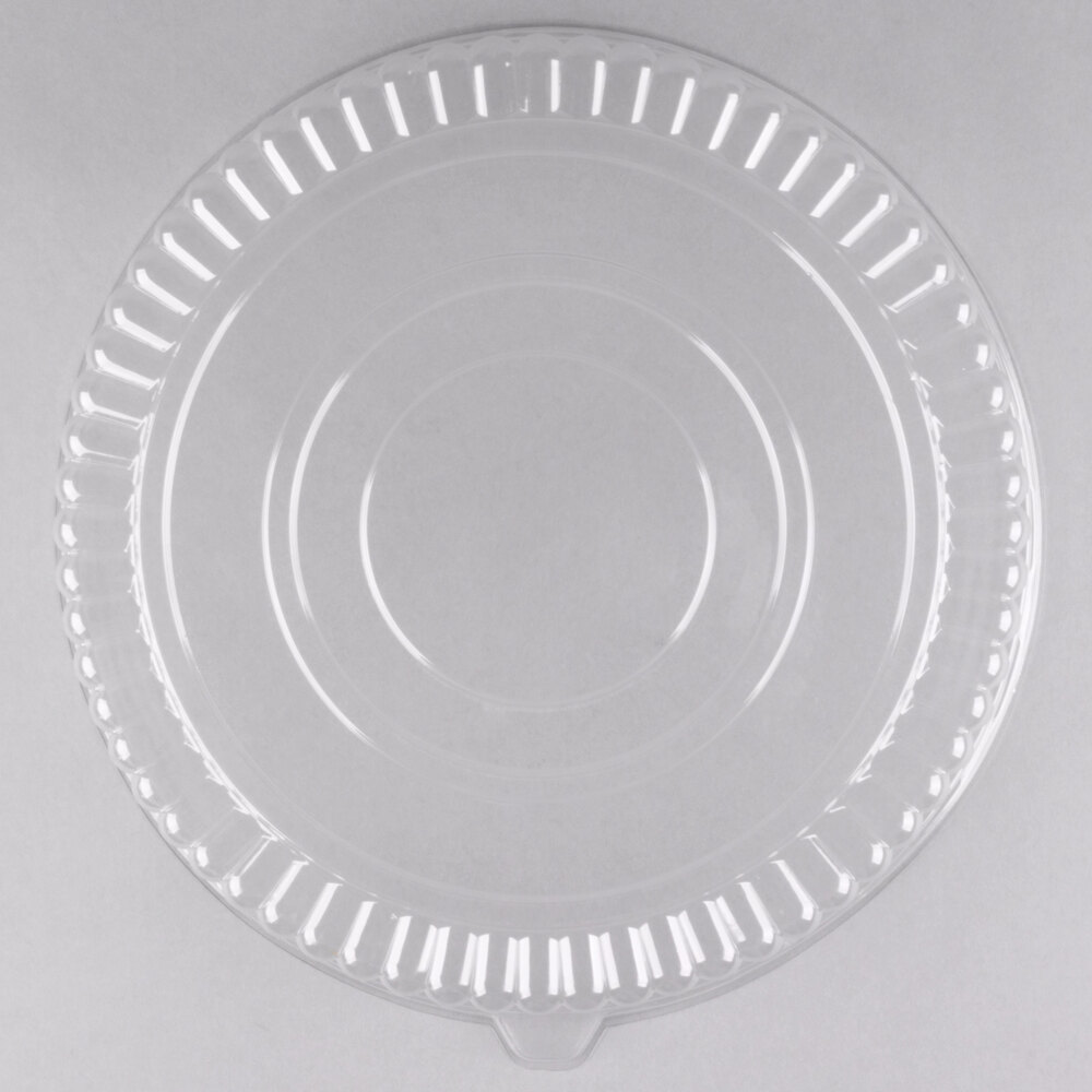 Round Plastic Platter w/ Lid 14", 25/Case staurantStore
