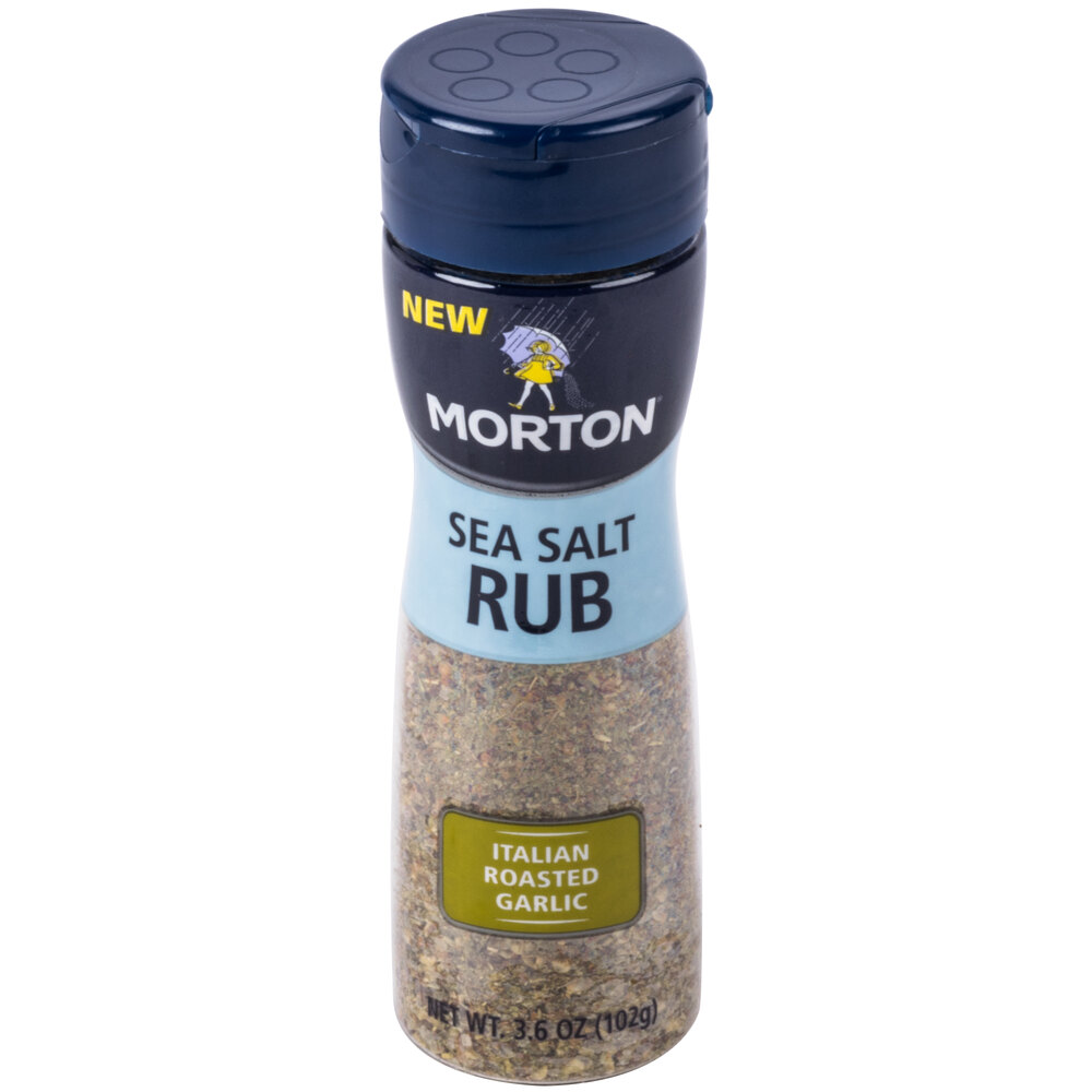 Morton 3.6 oz. Italian Roasted Garlic Sea Salt Rub