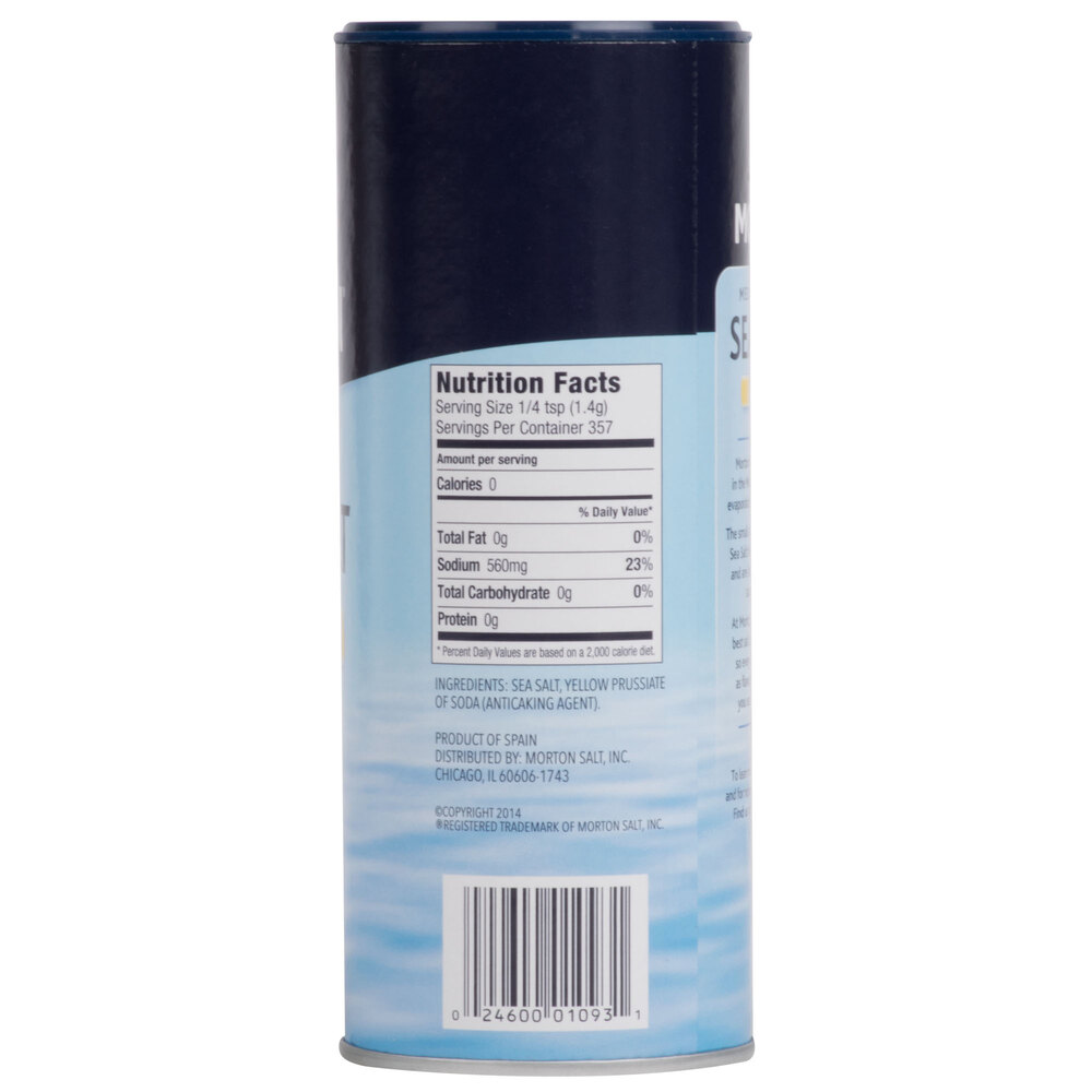 Morton 17.6 oz. Fine Mediterranean Sea Salt