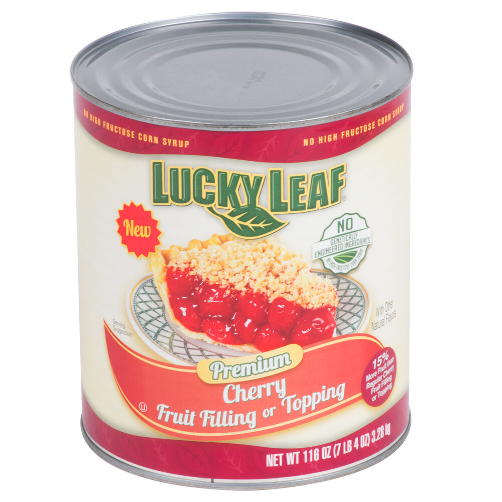 Lucky Leaf 10 Can NonGMO Cherry Pie Filling 3/Case