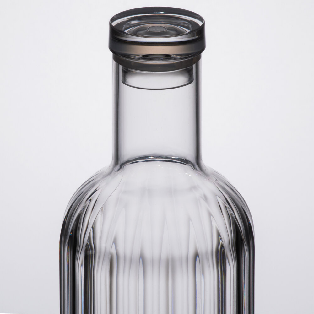 American Metalcraft WB33 34 oz. Plastic Fluted Water Bottle