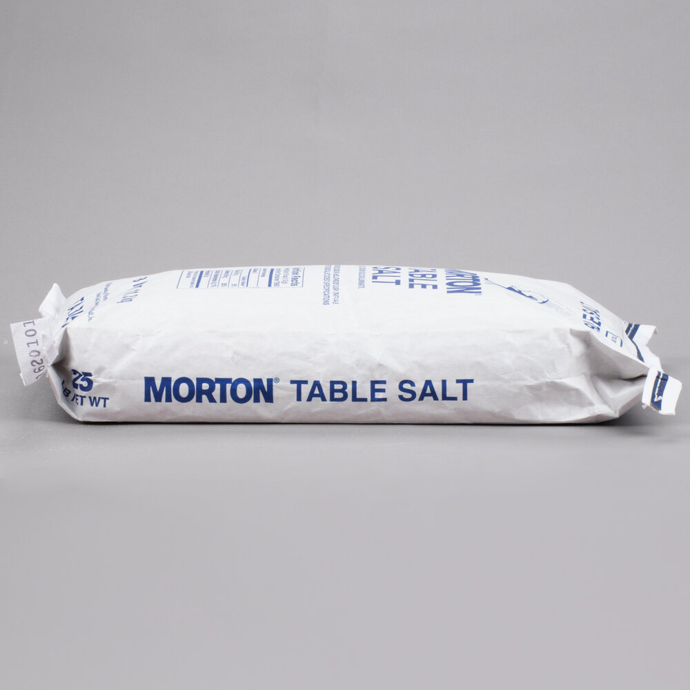 Morton 25 lb. Bulk NonIodized Table Salt