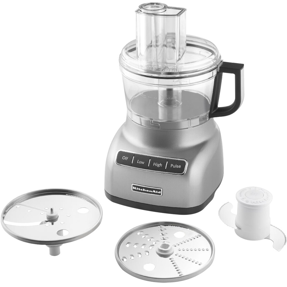 KitchenAid KFP0711CU Contour Silver 7 Cup Food Processor