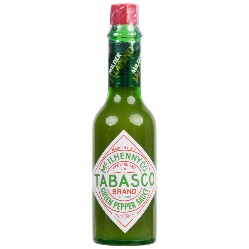 TABASCO® 2 oz. Green Pepper Hot Sauce 12/Case