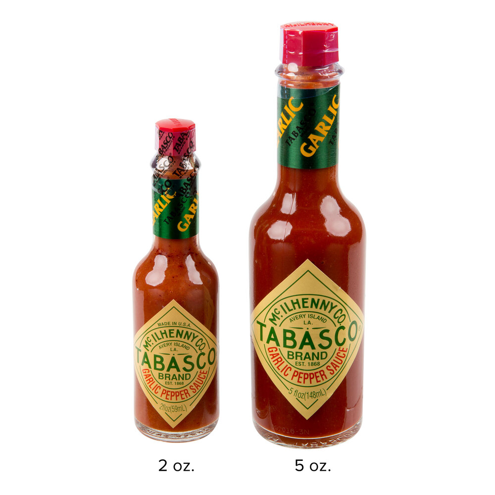 TABASCO® 5 oz. Garlic Pepper Hot Sauce 12/Case