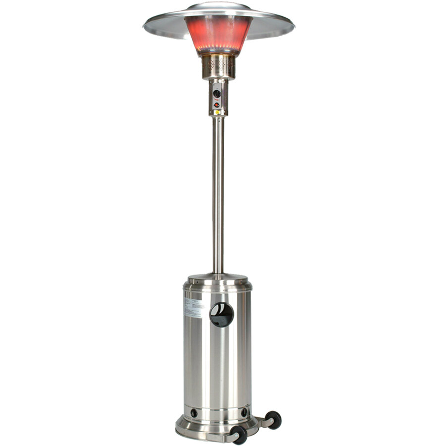 Schwank 4005-CB Stainless Steel Deluxe Propane Commercial Outdoor Patio Heater - 38,000 BTU 1