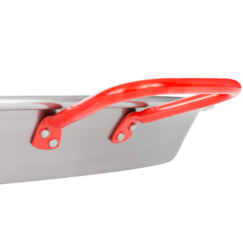 Matfer Bourgeat 071052 35 1/2" Polished Steel Paella Pan