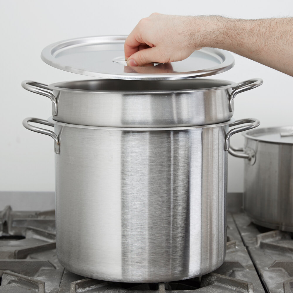 Vollrath 77110 11 Qt. Stainless Steel Double Boiler Set