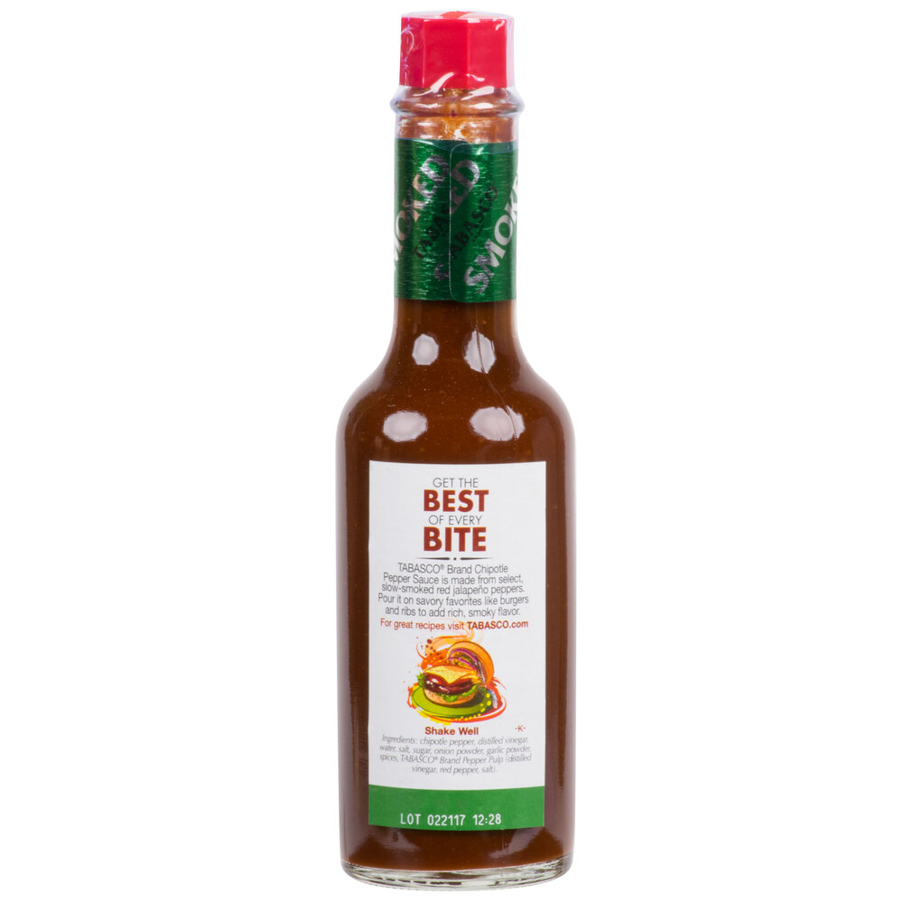 Tabasco® 5 Oz Chipotle Pepper Hot Sauce 7086