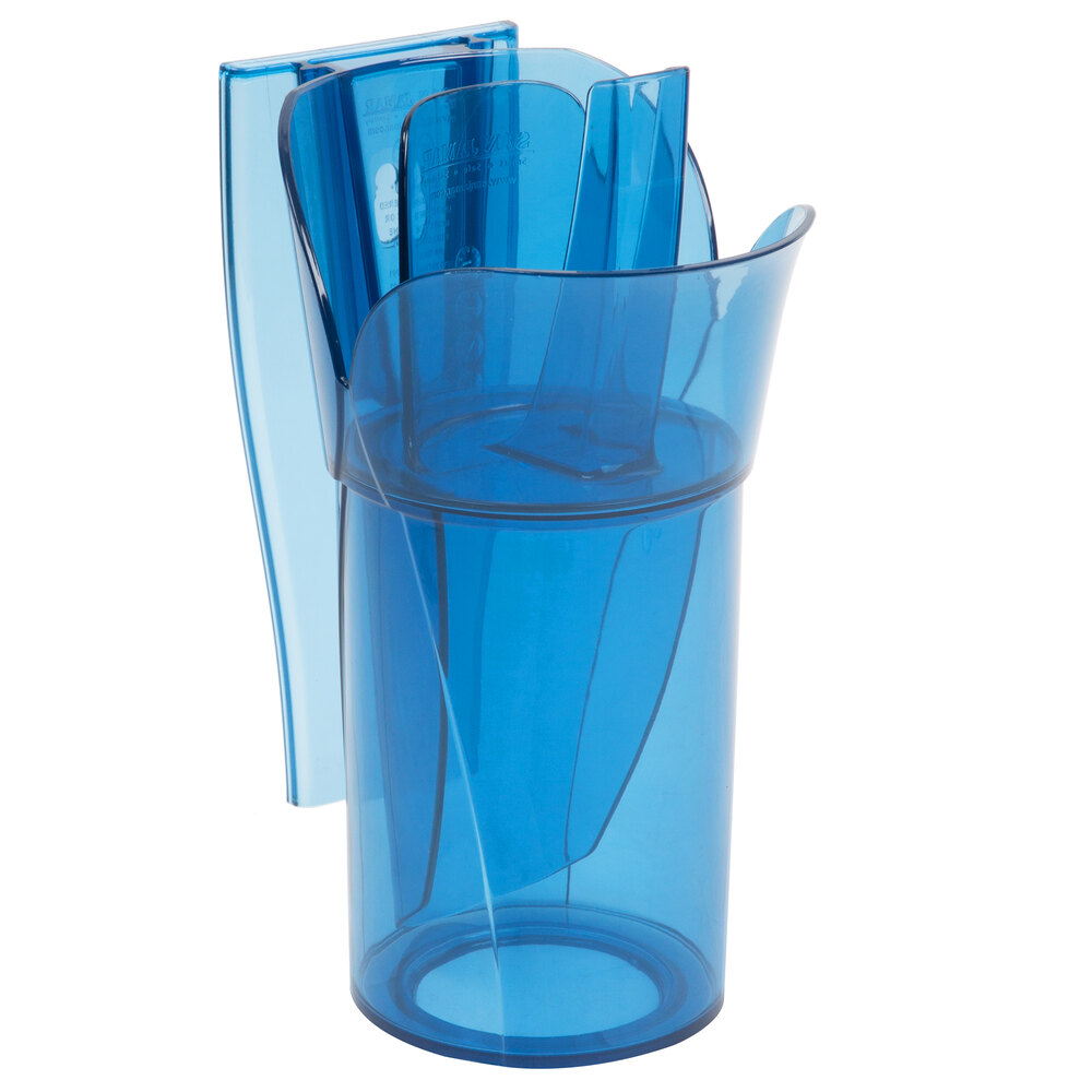 San Jamar SI7700 SafTIce Scoop Holder with 2024 oz. Ice Scoop