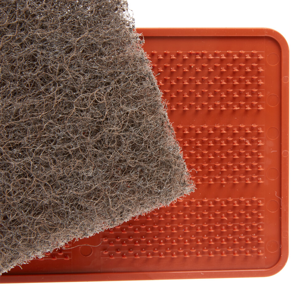 3M 6472 Doodlebug 9" x 3 3/4" Orange Pad Holder Kit with Pads