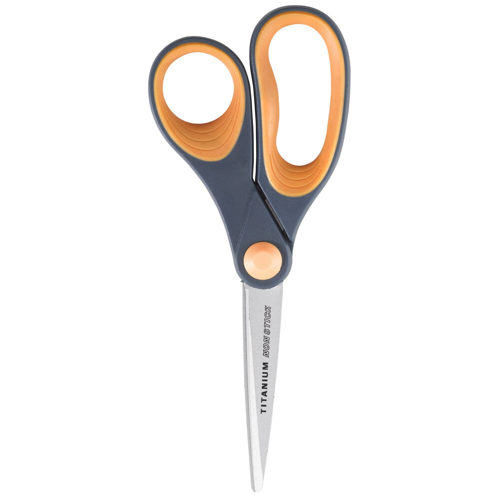 Westcott 14849 8" Titanium Bonded Pointed Tip NonStick Scissors with