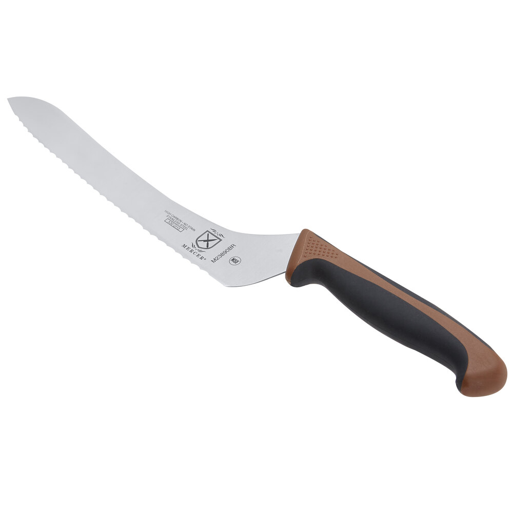 Mercer Culinary M23890BR Millennia® 9" Offset Serrated Edge Bread