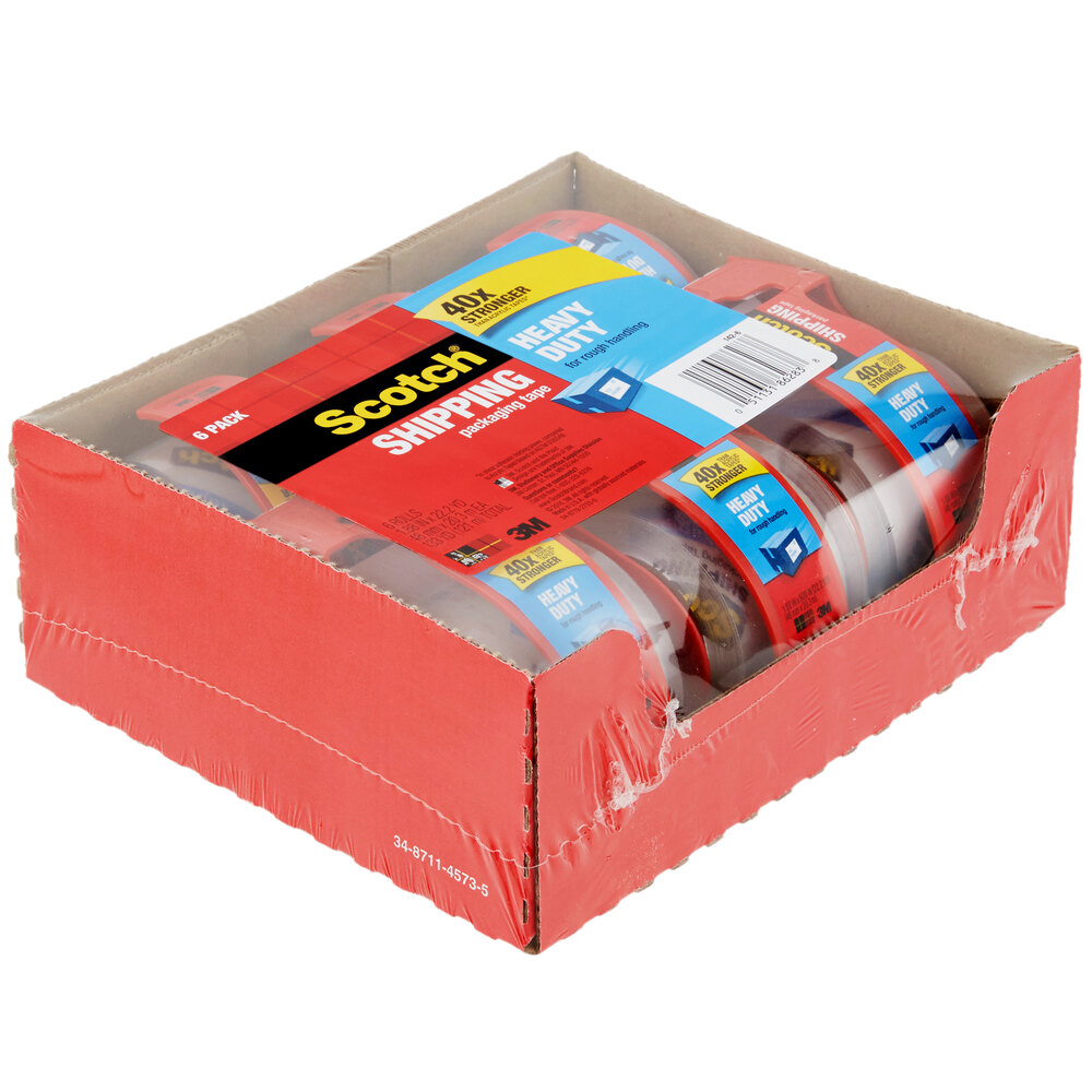 3M 1426 Scotch® 2" x 22 Yards HeavyDuty Packaging Tape with Dispenser