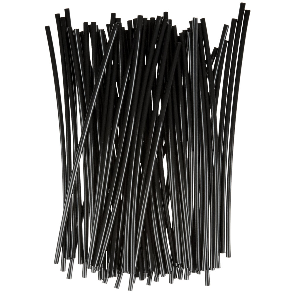 Eco Products EPST513 5 3/4" Black Unwrapped Compostable Plastic