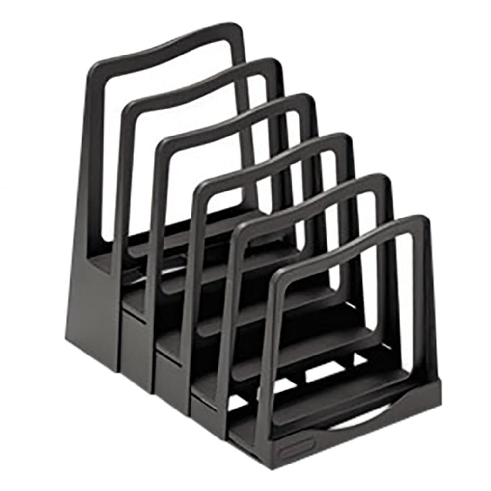 Avery 73523 Black Five Slot Adjustable File Rack