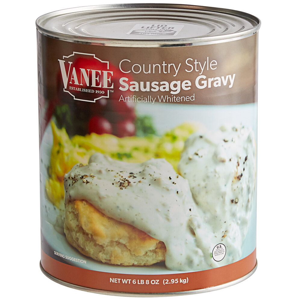 Vanee 590PX 10 Can Country Style Sausage Gravy 6/Case