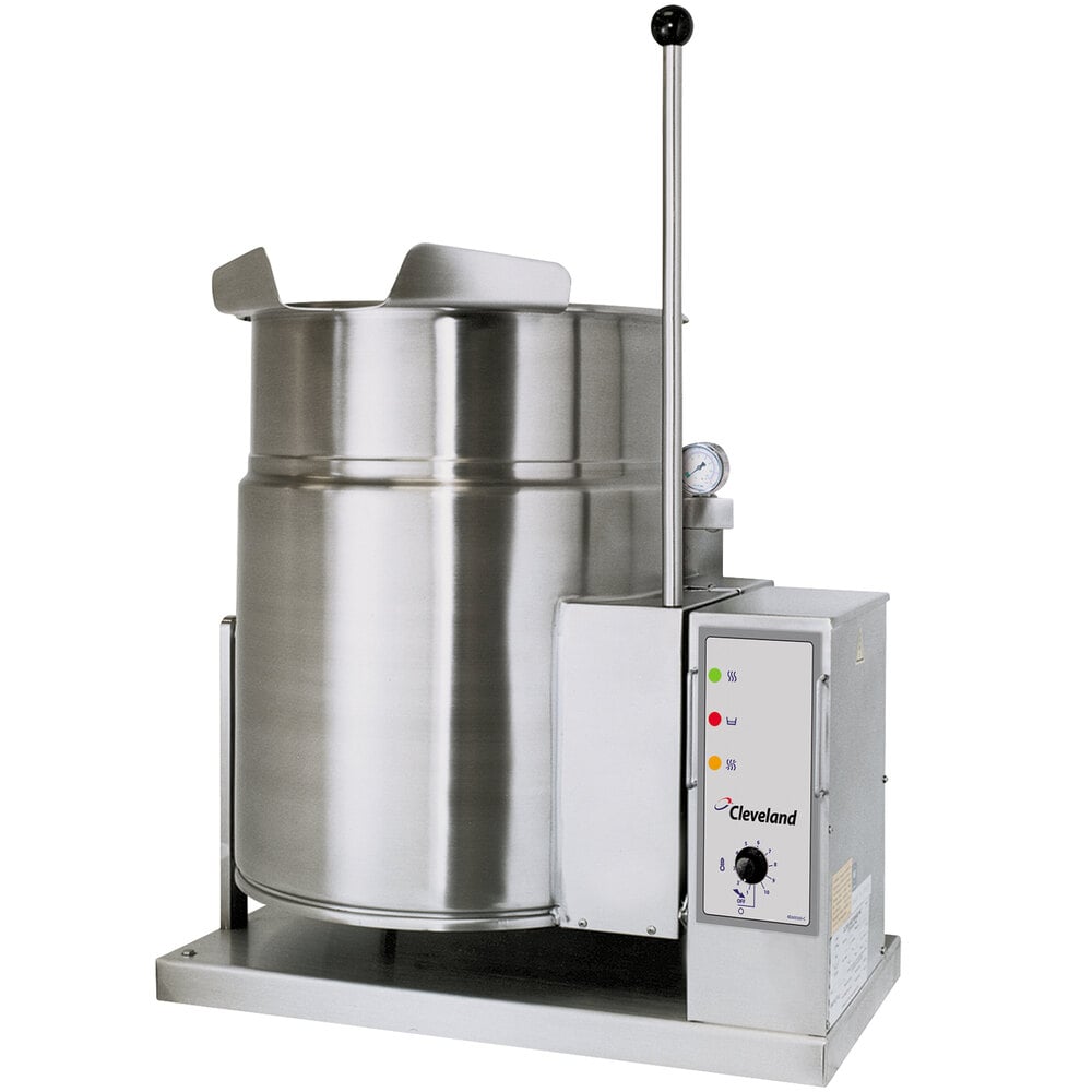 Cleveland KGT6T Natural Gas 6 Gallon Tilting 2/3 Steam Jacketed