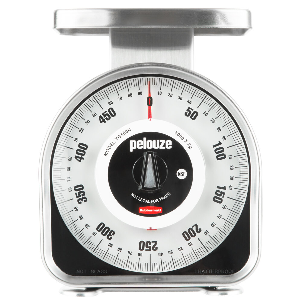 Rubbermaid FGYG500R Pelouze 500 Gram Metric Mechanical Portion Control