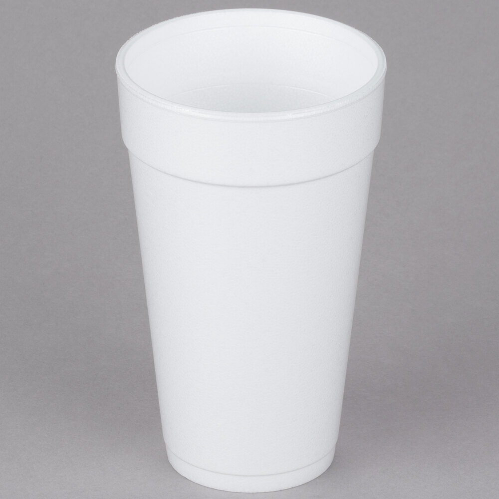 Dart 20 oz. Styrofoam Cups - 25/Pack
