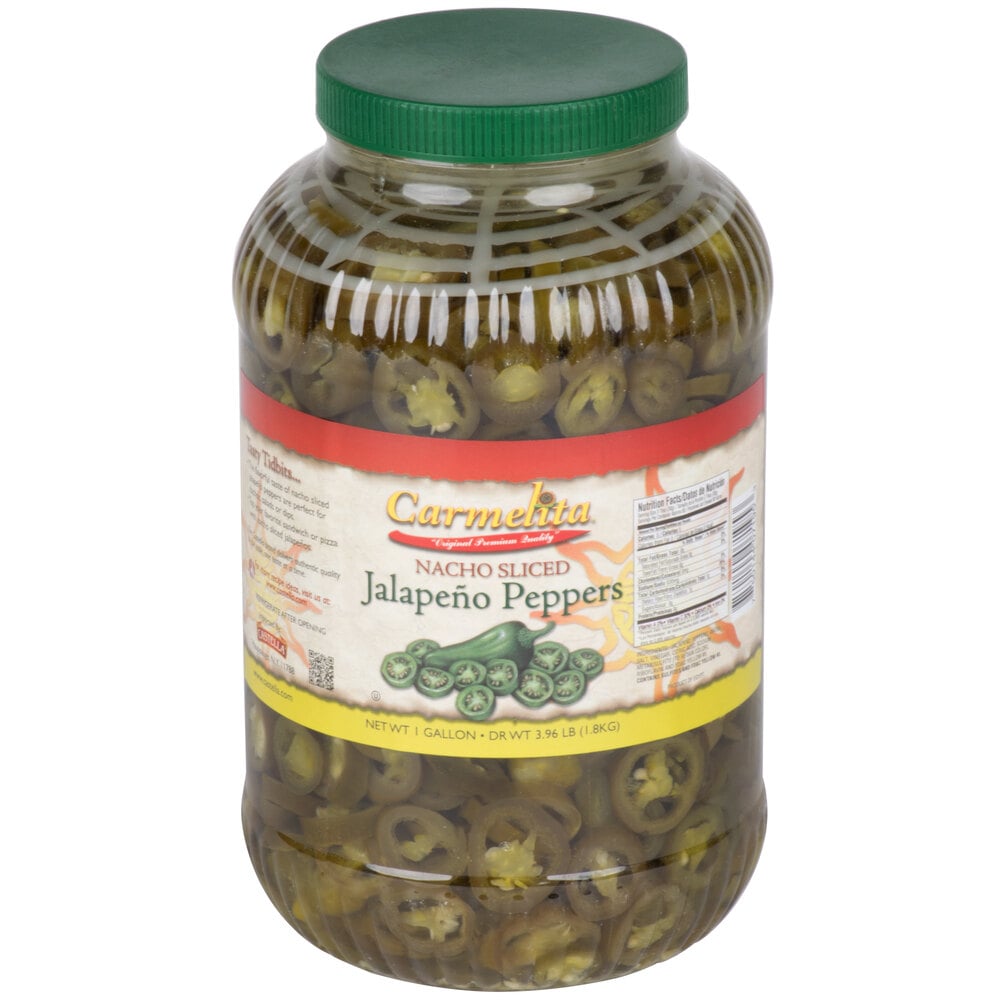 1 Gallon Nacho Jalapeno Slices