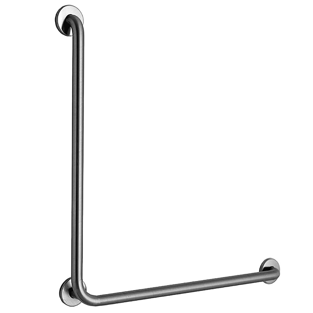 Bobrick B5898.99 Stainless Steel 90 Degree Grab Bar with Satin Peened
