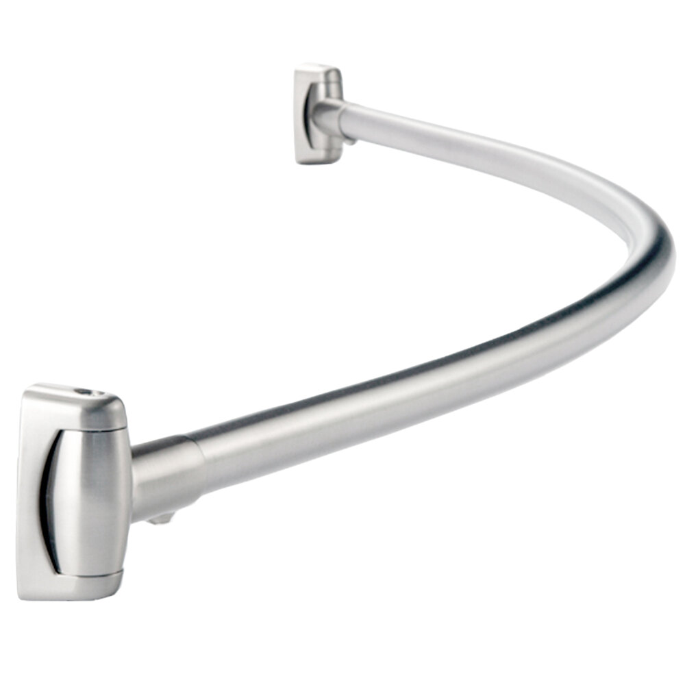 Bobrick B4207 x 72 Stainless Steel 72quot; Curved Shower Curtain Rod