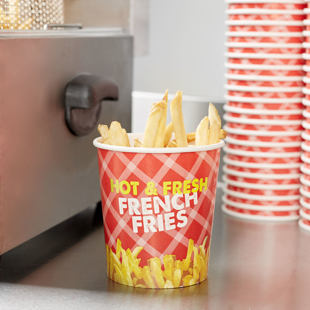Choice 16 oz. French Fry Cup 50/Pack
