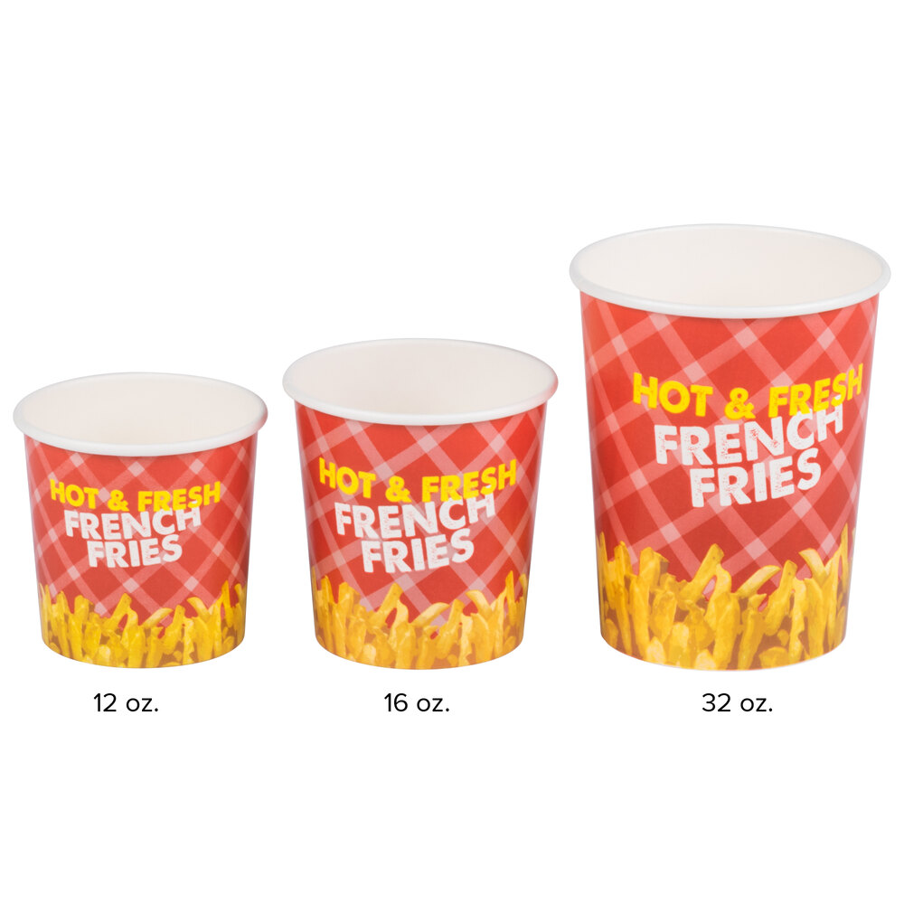 Choice 16 oz. French Fry Cup 50/Pack