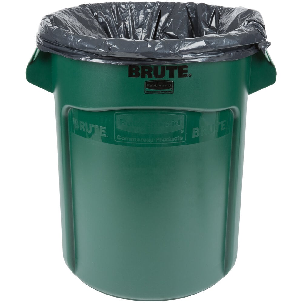 Rubbermaid FG262000DGRN BRUTE 20 Gallon Green Trash Can